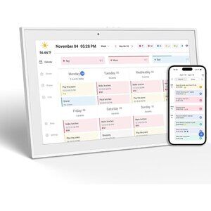 *NEW* Electronic Digital Calendar and Chore Chart Planner White, 10.1''